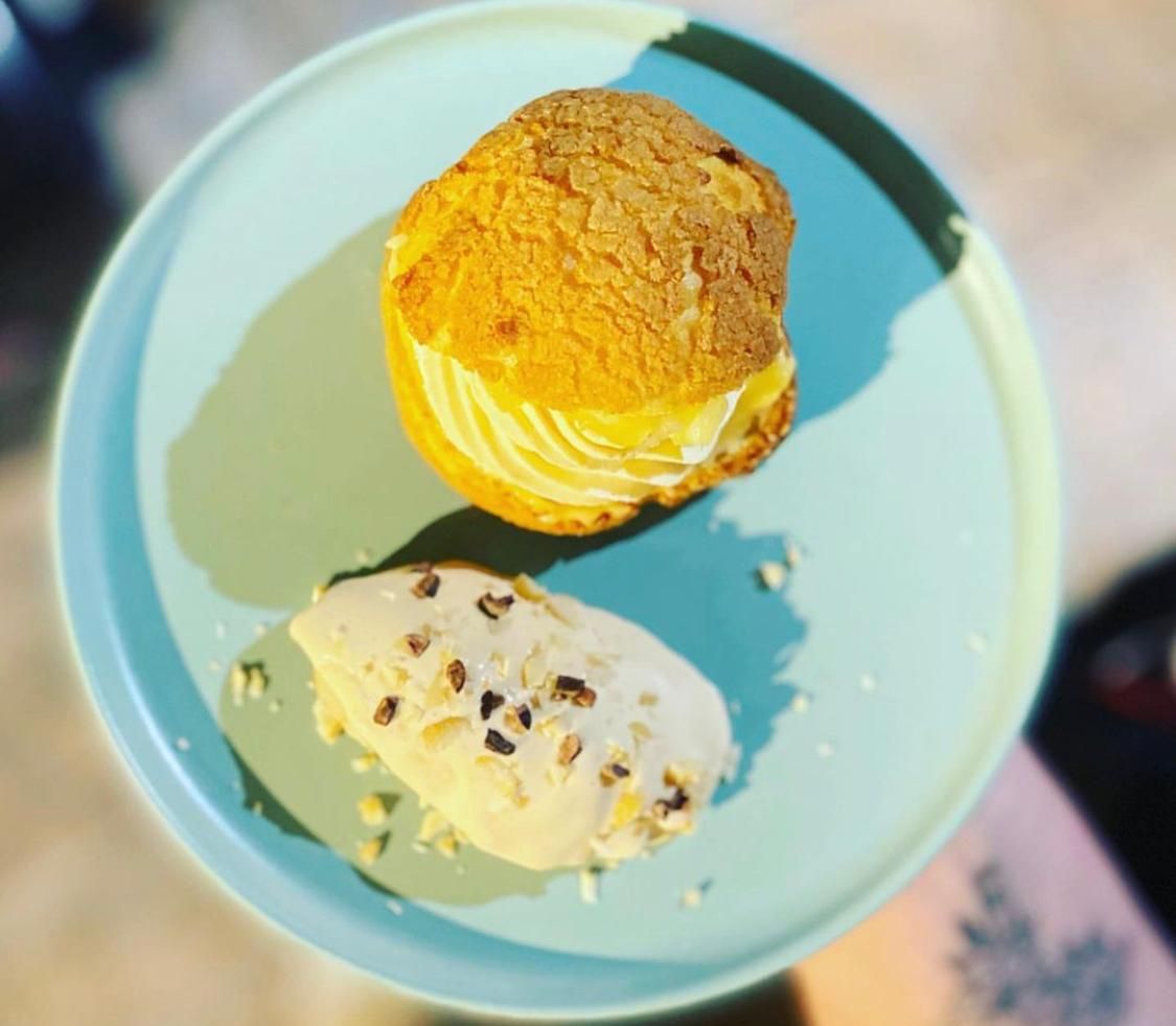 Plated dessert